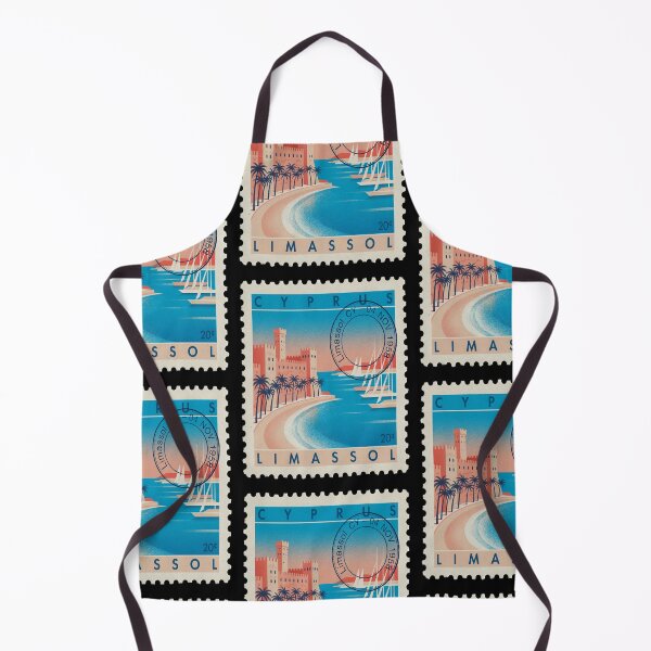 Item preview, Limassol Cyprus Mediterranean Coast Postage Stamp Sticker designed and sold by stickercuffs.