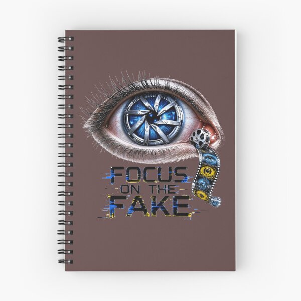 Item preview, Focus on the Fake – Cyber Eye Glitch AI Surreal Sci-Fi Digital Art designed and sold by puzzell.