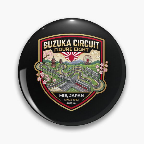 Item preview, Suzuka Circuit Bucket List For Motorsport Enthusiasts designed and sold by enzoade.