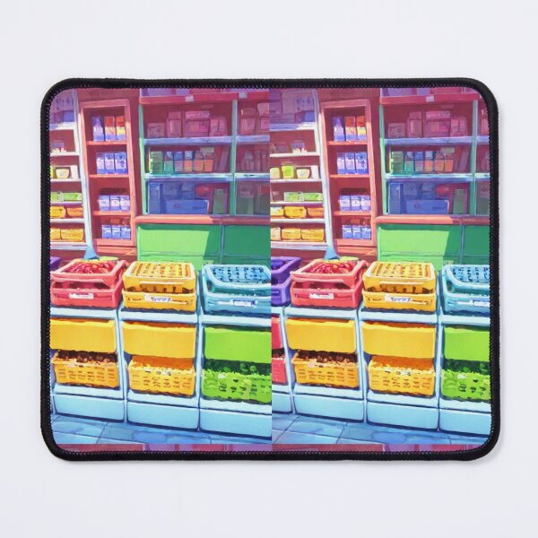 Item preview, Illustration - Vibrant Market, Saturated Pictorial Universe designed and sold by Reverso-Design.
