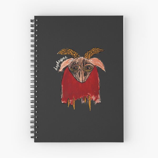 Item preview, Nocnitsa — Day Creeper No. 1 Red Horned Creature Folk Art Painting Slavic Folklore designed and sold by dagkryper.