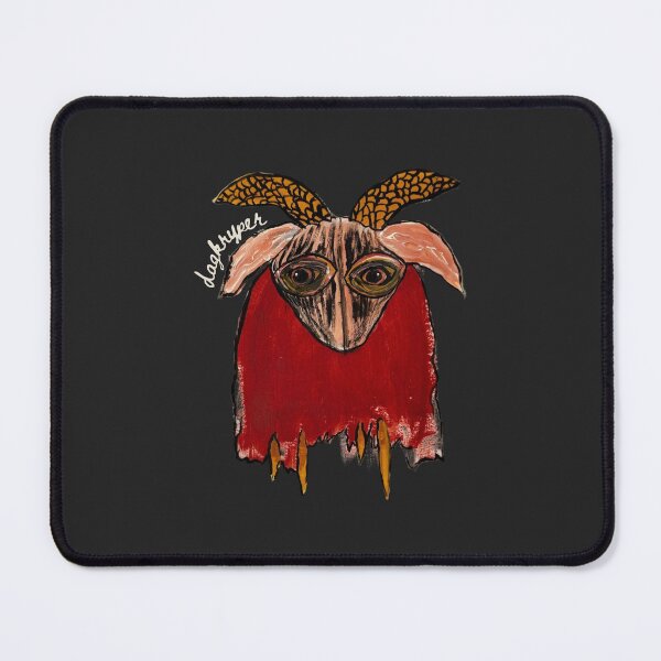 Item preview, Nocnitsa — Day Creeper No. 1 Red Horned Creature Folk Art Painting Slavic Folklore designed and sold by dagkryper.