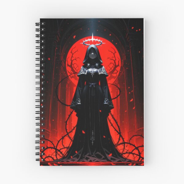 Item preview, Mystic Dark Priestess with Thorned Halo and Blood Moon designed and sold by E.F.Reed.