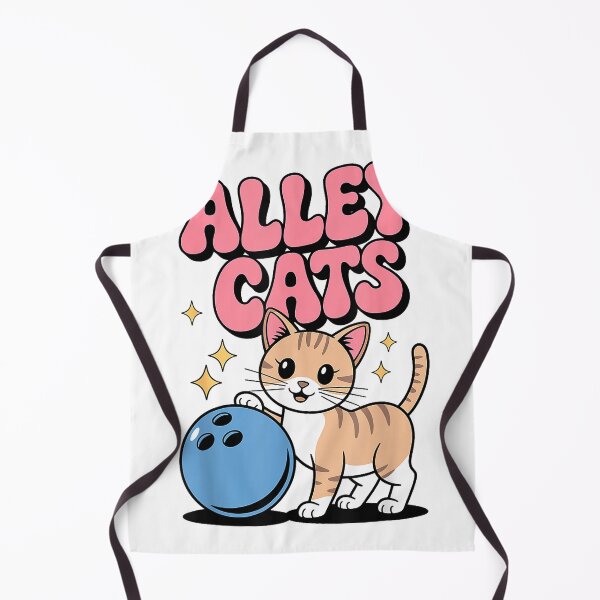 Item preview, Cute Alley Cats Bowling Team Women or Girls Bowling T-Shirt designed and sold by gidget-gadget.