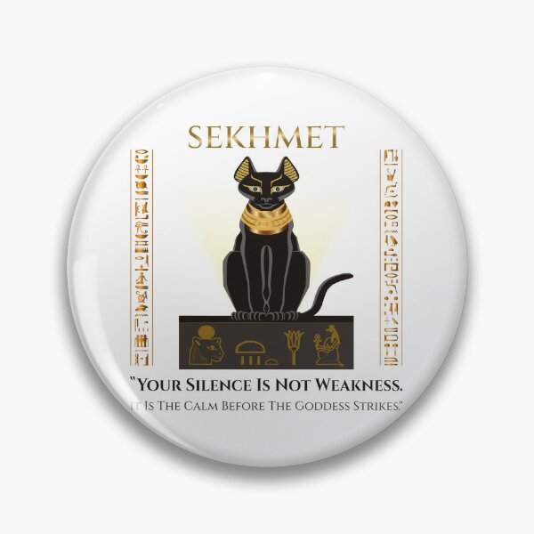 Item preview, Sekhmet · Your Silence Is Not Weakness · It Is The Calm Before The Goddess Strikes · Egypt Art designed and sold by PharaohDArt.