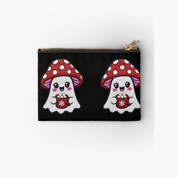 Item preview, Cute Ghost Hot Cocoa Kawaii Embroidery Patch Design Mushroom Boo designed and sold by ColorSplash123.