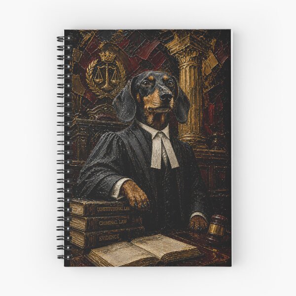 Item preview, Serious Lawyer Dachshund Legal Attorney Art designed and sold by Vista Atelier.
