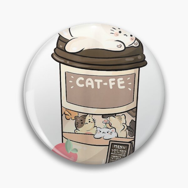 Item preview, Cute Cat Cafe, Kawaii Cat Coffee, Anime Neko Kitty, Cat Puns T-Shirt designed and sold by DArtfulStudio.