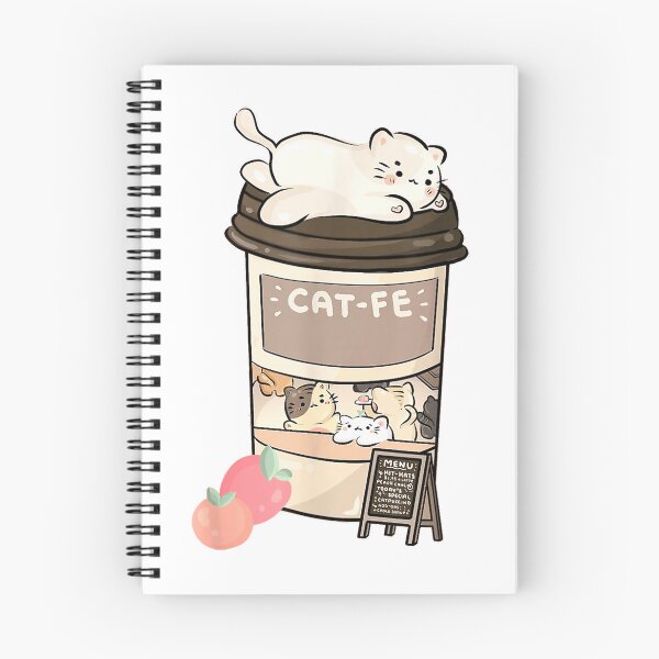 Item preview, Cute Cat Cafe, Kawaii Cat Coffee, Anime Neko Kitty, Cat Puns T-Shirt designed and sold by DArtfulStudio.