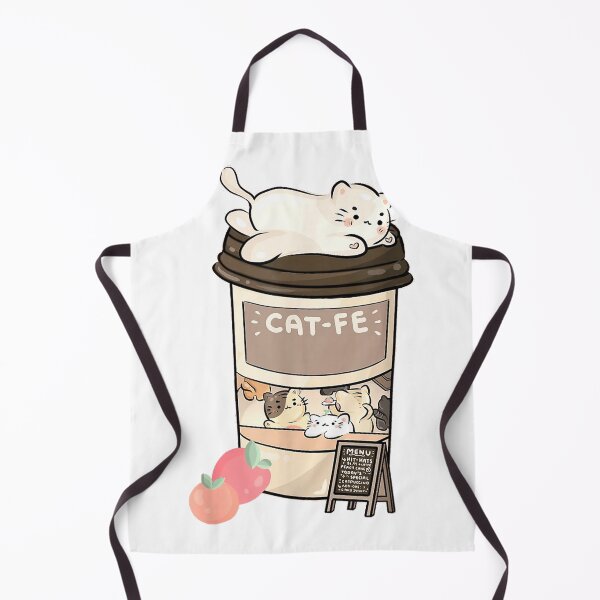 Item preview, Cute Cat Cafe, Kawaii Cat Coffee, Anime Neko Kitty, Cat Puns T-Shirt designed and sold by DArtfulStudio.