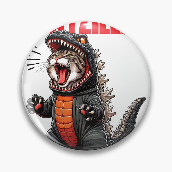 Item preview, Cute Cat Kitty Catzilla for Cat Moms Cat Dads Pet Lovers T-Shirt designed and sold by Othinus.