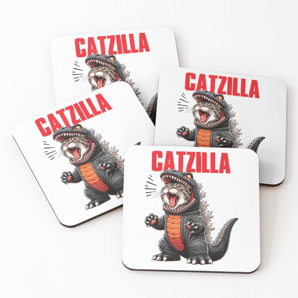 Item preview, Cute Cat Kitty Catzilla for Cat Moms Cat Dads Pet Lovers T-Shirt designed and sold by Othinus.