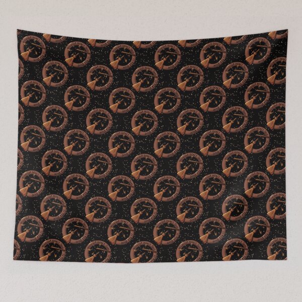 Item preview, Peligro de escobas voladoras, magos, brujas, Halloween designed and sold by OhNoNotAgain42.