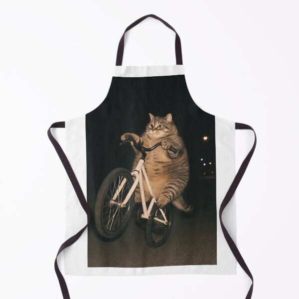 Item preview, Cute Cat On Bike Animal Funny Meme T-Shirt designed and sold by SavsMerch.