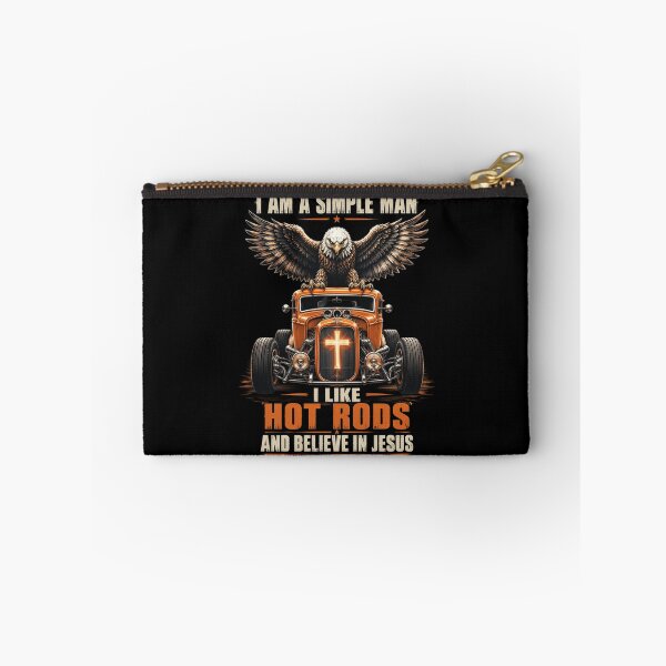 Item preview, I Am A Simple Man I Like Hot Rods and Believe in Jesus designed and sold by OlakunleOloroz.