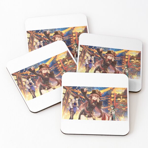 Item preview, Hu Tao, Yelan and Xiao designed and sold by Lauwuuh.