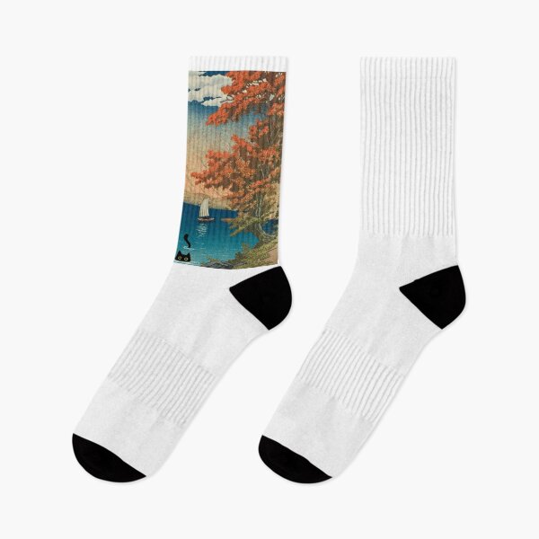 Item preview, Cat in Lake Chuzenji at Nikko - Nature Landscape designed and sold by PurrfectHome.