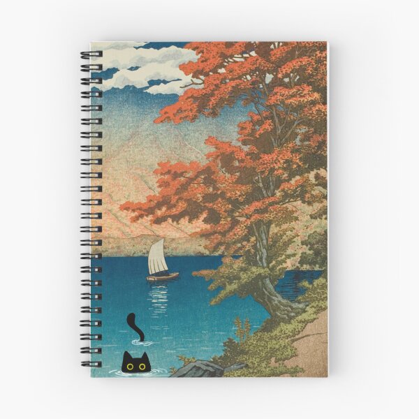 Item preview, Cat in Lake Chuzenji at Nikko - Nature Landscape designed and sold by PurrfectHome.