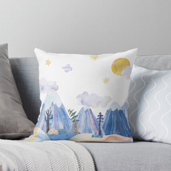 Item preview, watercolor mountain landscape  designed and sold by the-myro.
