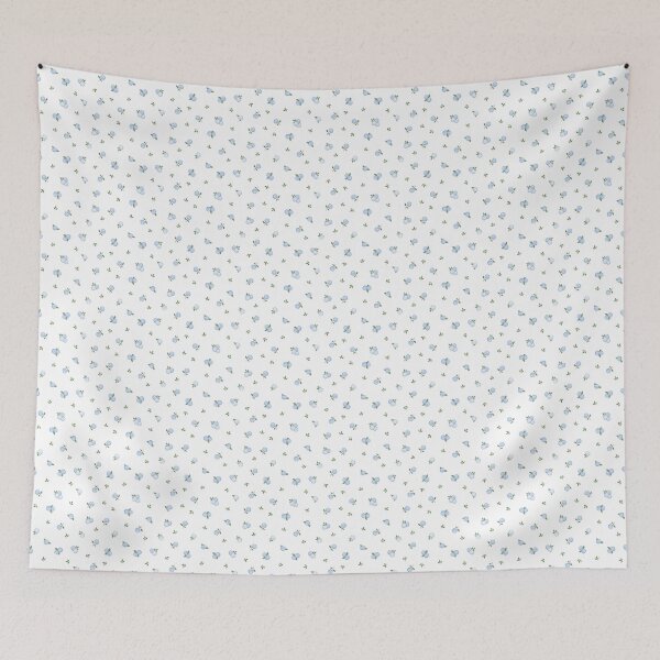Item preview, Ditsy Hydrangea Floral Pattern - Blue designed and sold by CJ Creations.