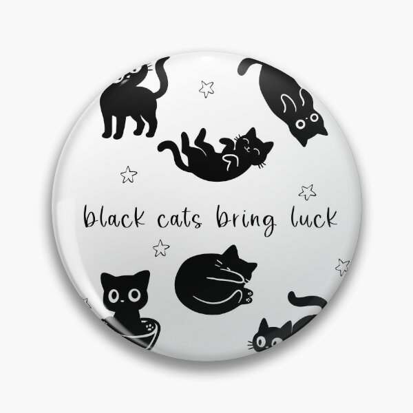 Item preview, black cats bring luck • cute cat lover poster designed and sold by Mypixieart.