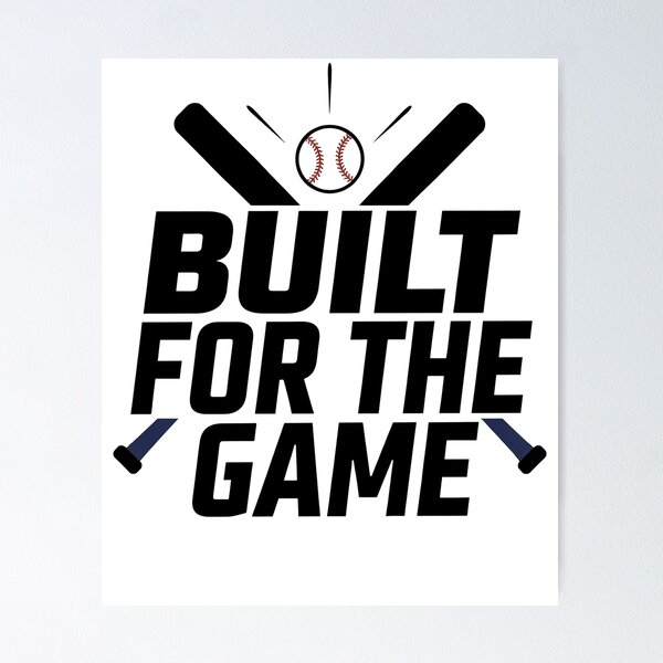 Item preview, Built For The Game | Bold Baseball Athletic Design designed and sold by WikaKowalczyk.