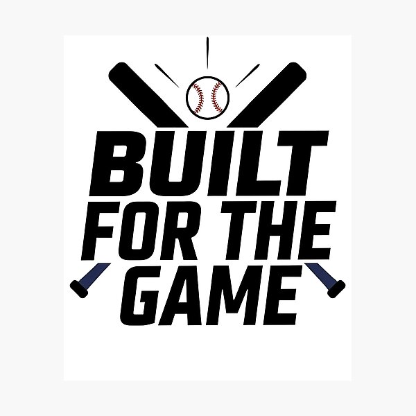 Item preview, Built For The Game | Bold Baseball Athletic Design designed and sold by WikaKowalczyk.