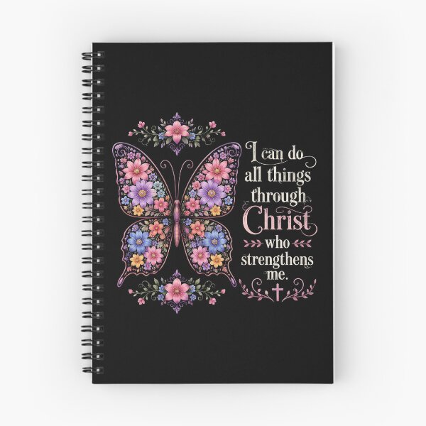 Item preview, I Can Do All Things Through Christ Pretty Butterfly designed and sold by OlakunleOloroz.