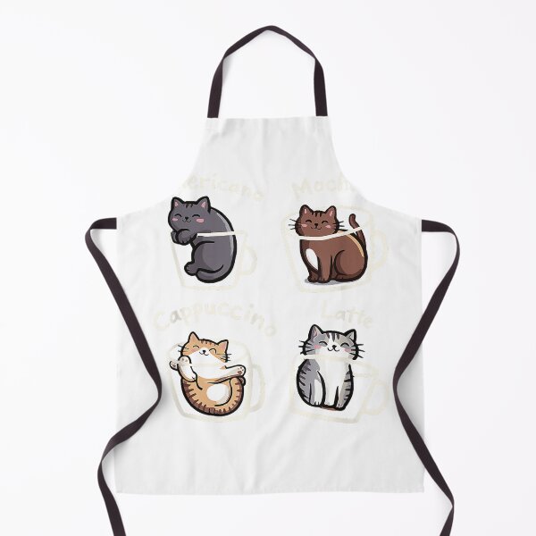 Item preview, Cute Cats in Coffee Cups Espresso Mocha Latte Cappuccino T-Shirt designed and sold by KTY-NUSS.