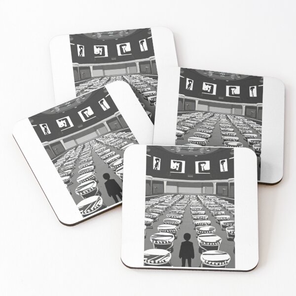 Item preview, Illustration - Visionary Artist of Dystopian Surrealism, Monumental Monochrome Work designed and sold by Reverso-Design.