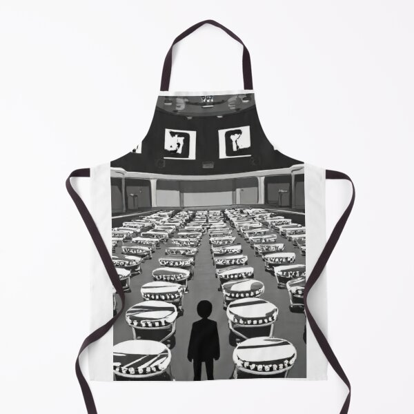 Item preview, Illustration - Visionary Artist of Dystopian Surrealism, Monumental Monochrome Work designed and sold by Reverso-Design.
