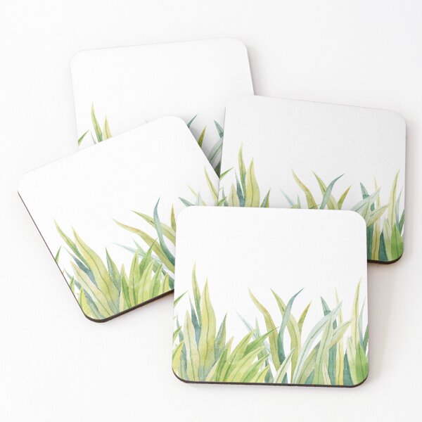 Item preview, green grass seamless border pattern designed and sold by the-myro.