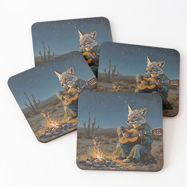 Item preview, Coyote’s Desert Serenade designed and sold by ONYX Pixee.