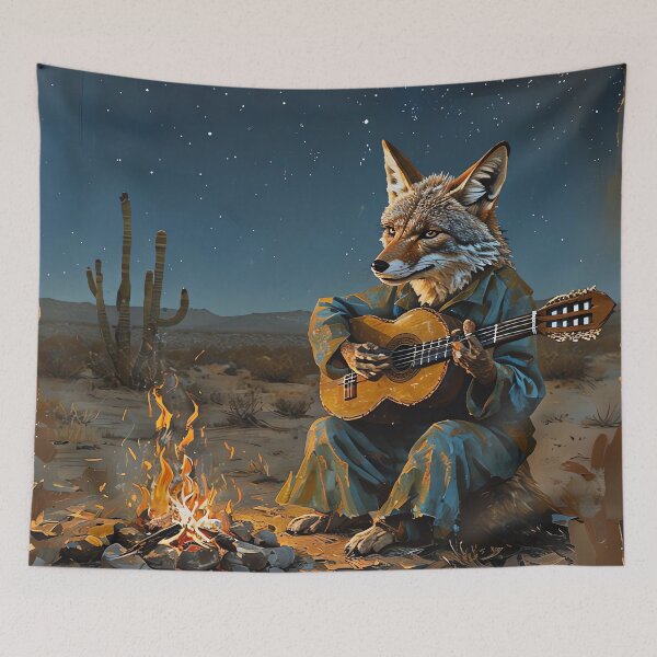 Item preview, Coyote’s Desert Serenade designed and sold by ONYX Pixee.
