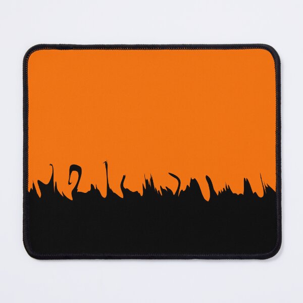 Item preview, Spooky Halloween Silhouette - Minimalist Orange and Black Background designed and sold by Caterina@.