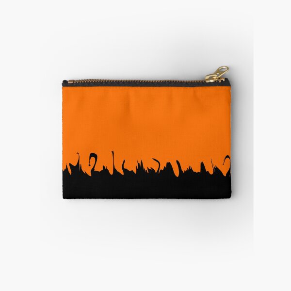 Item preview, Spooky Halloween Silhouette - Minimalist Orange and Black Background designed and sold by Caterina@.