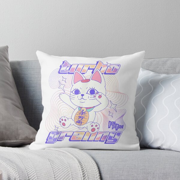 Item preview, Dan Da Dan Turbo Granny Lucky Cat Pastel Y2K Waves Anime T-Shirt designed and sold by gidget-gadget.