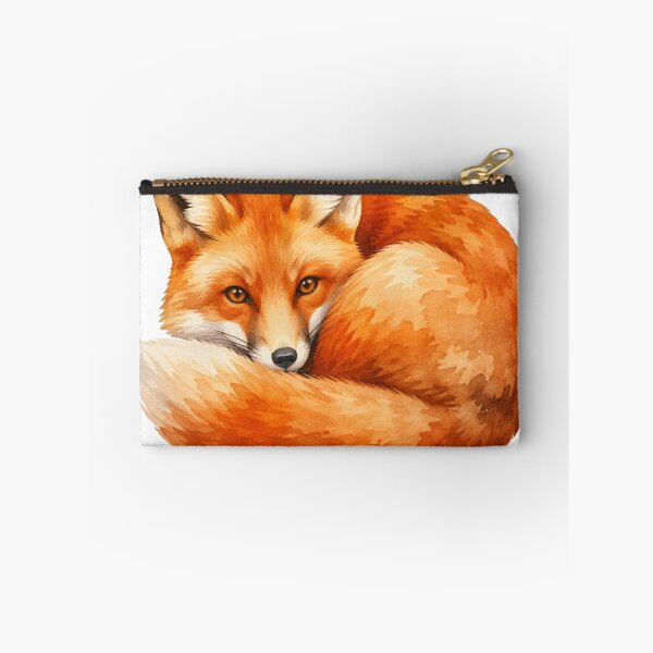 Item preview, Watercolor Fox — Soft Autumn Woodland Art Sticker designed and sold by NUFADE.