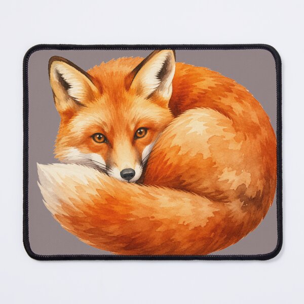 Item preview, Watercolor Fox — Soft Autumn Woodland Art Sticker designed and sold by NUFADE.