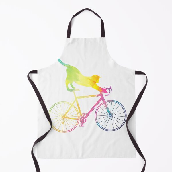 Item preview, Cyclist Cat Animal Gift Colorful Bicycle T-Shirt designed and sold by KTY-NUSS.
