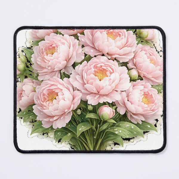 Item preview, Soft Pink Peony Bouquet  designed and sold by Jaideep Walia.