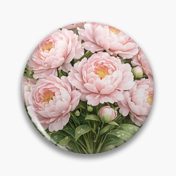 Item preview, Soft Pink Peony Bouquet  designed and sold by Jaideep Walia.