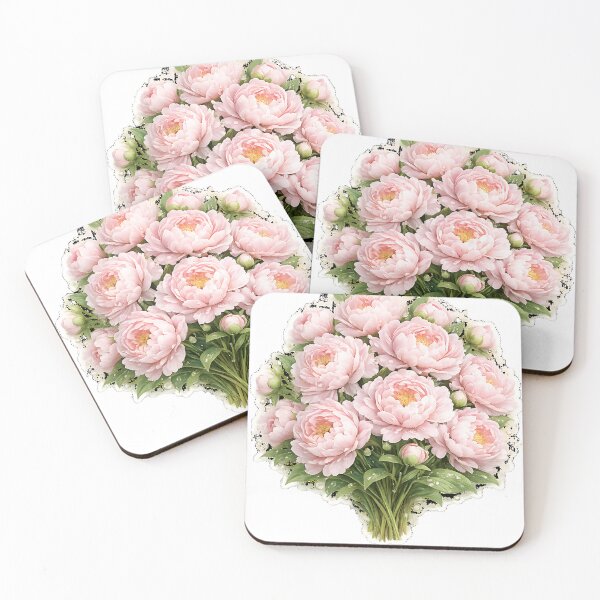 Item preview, Soft Pink Peony Bouquet  designed and sold by Jaideep Walia.