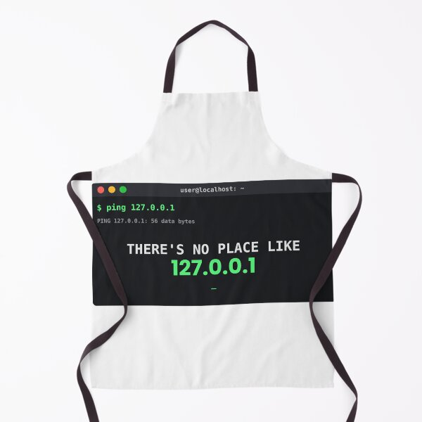 Item preview, There's No Place Like 127.0.0.1 Funny Programmer Shirt designed and sold by JoPiCreative.