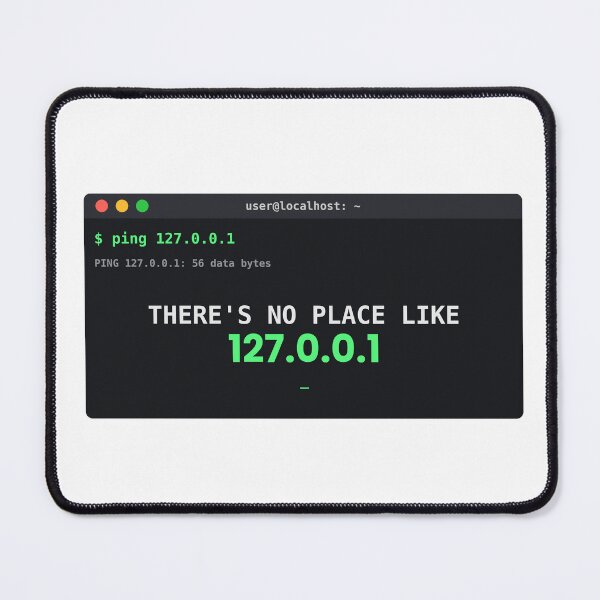 Artikelvorschau, Es gibt keinen Ort wie 127.0.0.1 – Lustiges Programmierer-Shirt entworfen und verkauft von JoPiCreative.