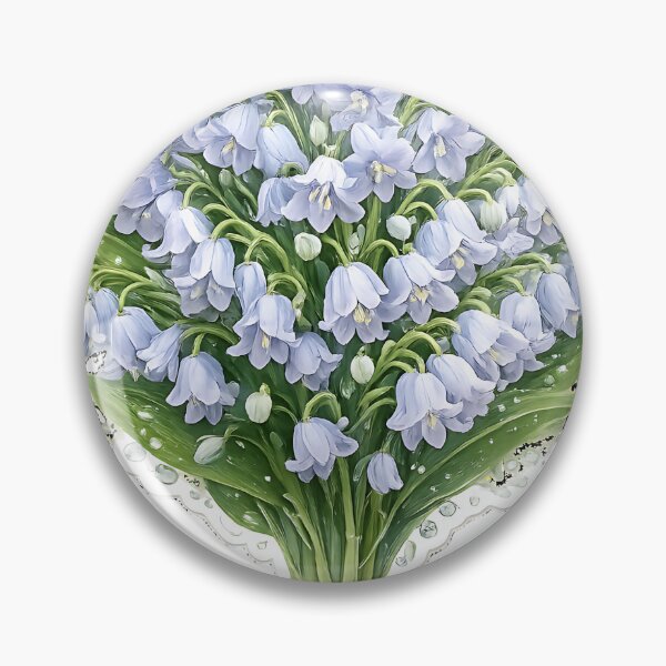 Item preview, Pastel Bluebell and Lily Bouquet  designed and sold by Jaideep Walia.