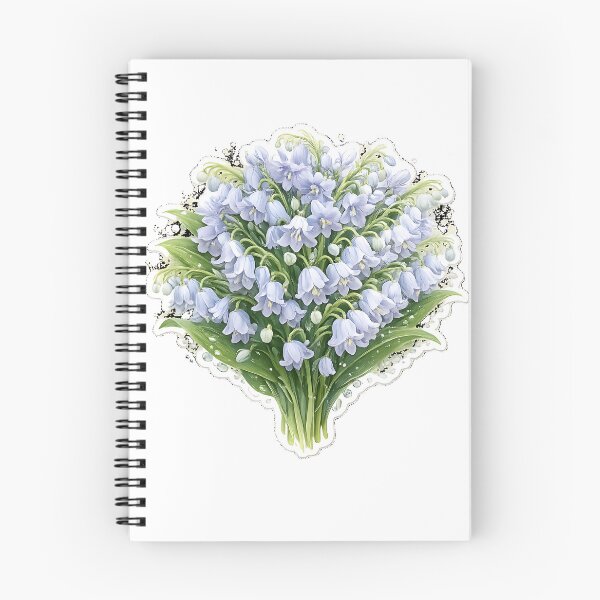 Item preview, Pastel Bluebell and Lily Bouquet  designed and sold by Jaideep Walia.