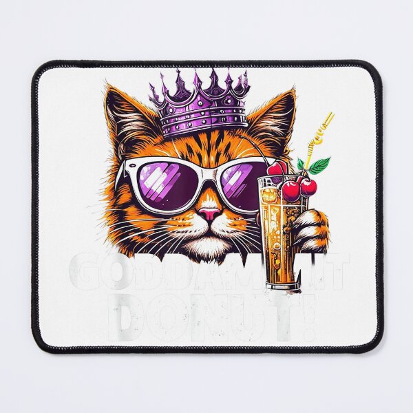 Item preview, Donut Princess Cat Meme Tee – Kawaii Funny Cartoon Style T-Shirt designed and sold by gidget-gadget.