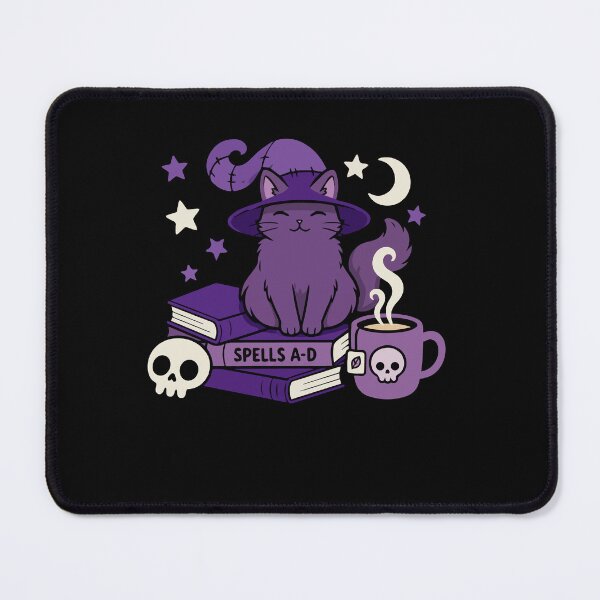 Item preview, Feline Familiar -Black | Nikury - Books, Spells & Cats – Cute Witch Cat Magical designed and sold by Huddy-clothes.