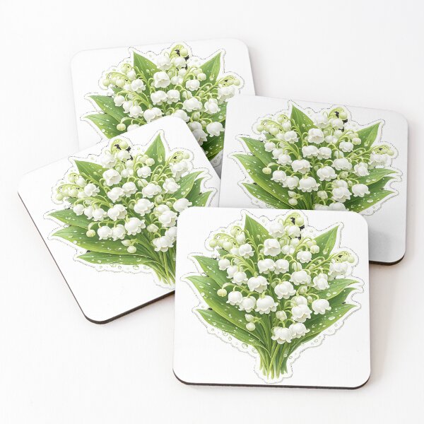 Item preview, Dewy Lily of the Valley Bouquet  designed and sold by Jaideep Walia.